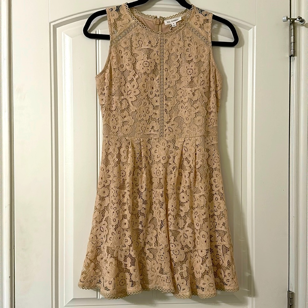 Cream lace dress